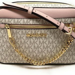 Michael Kors Jet Set Large Leather Shoulder Bag