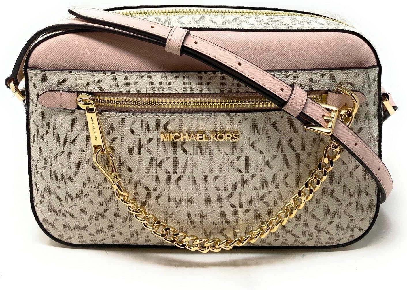 Michael Kors Jet Set Large Leather Shoulder Bag
