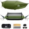 Night Cat Hammock Tent with Mosquito Net: Flat Bottom Waterproof for 1