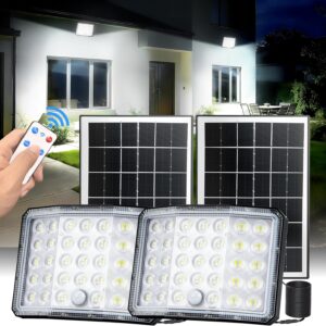 Outdoor Solar Lights, 3600 mAh 4 Modes Outdoor LED Spotlight with