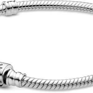 PANDORA Icons Sterling Silver Snake Chain Bracelet with Barrel Clasp