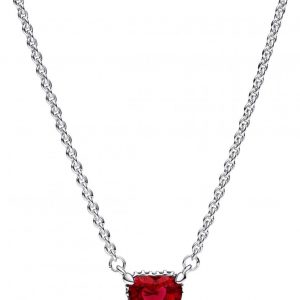 PANDORA Timeless Sparkling Heart Jewellery with Cherry Red Crystal