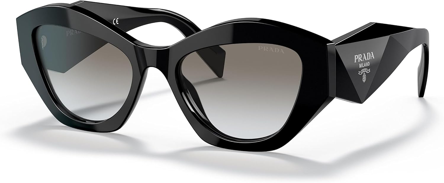 Prada Prada Symbole PR 07YS Black/Grey Shaded 53/19/145 Women's