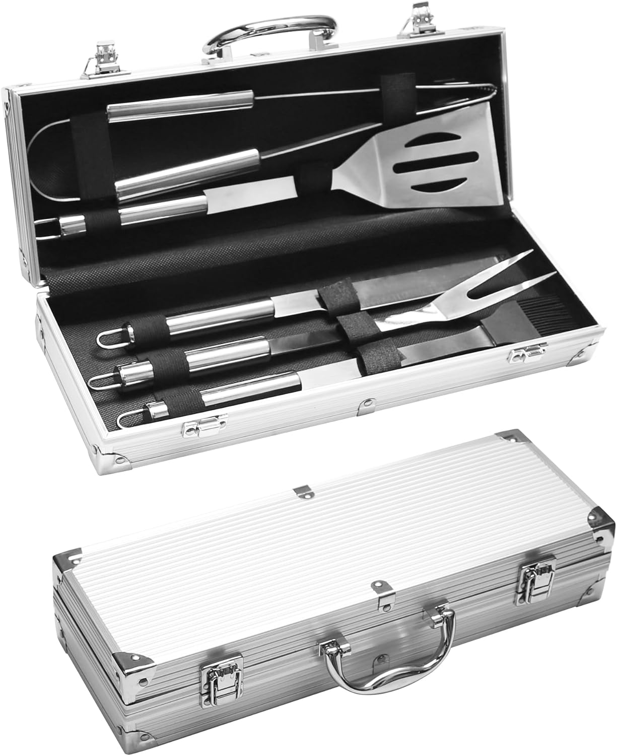 Professional Stainless Steel Barbecue Set 5 Pieces – Barbecue