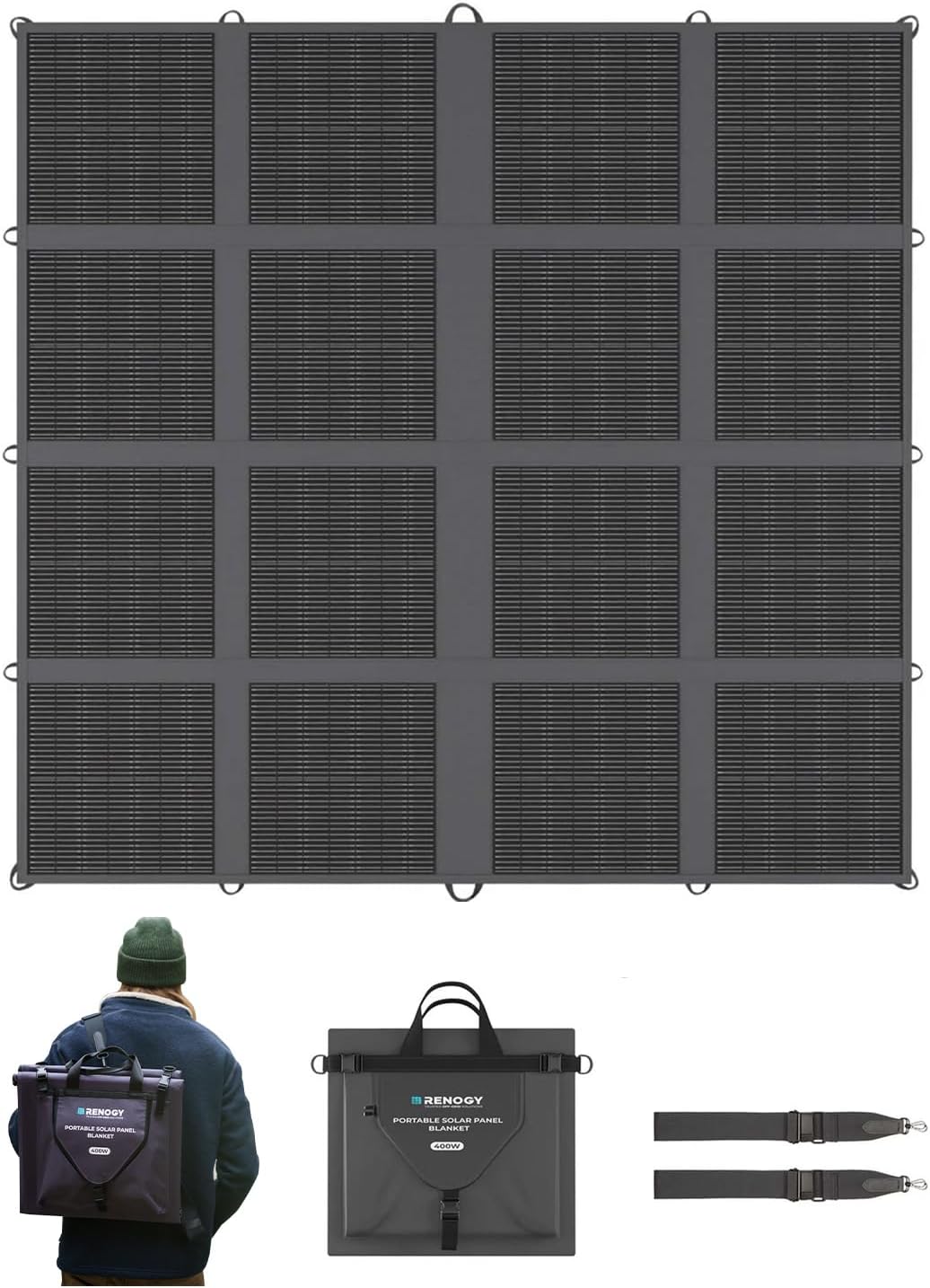 Renogy Portable Folding Solar Panel N Type 400 Watt 25% High