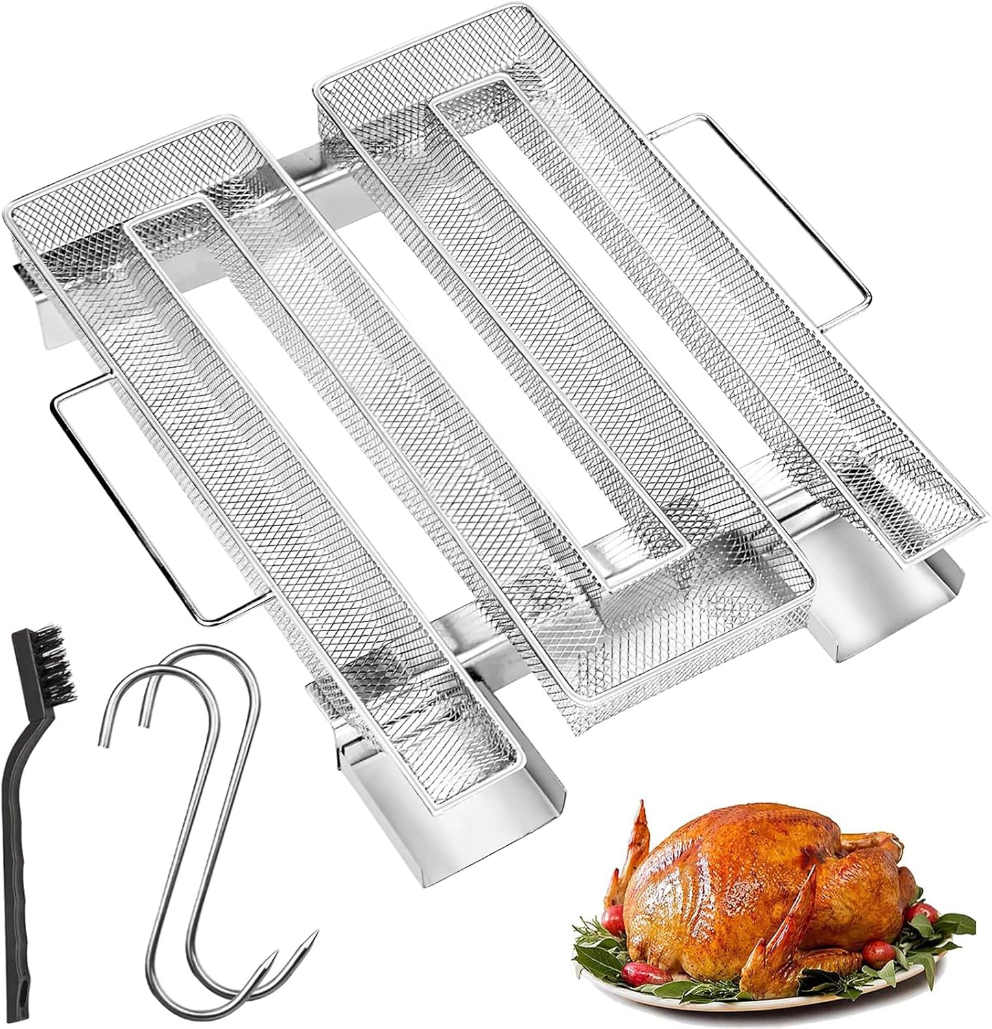 Stainless Steel Cold Smoke Generator with Handle, Cold Smoke Generator