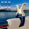 Storm Proof & Lockable Clip Keeps Your Towels On Board - For Boats -