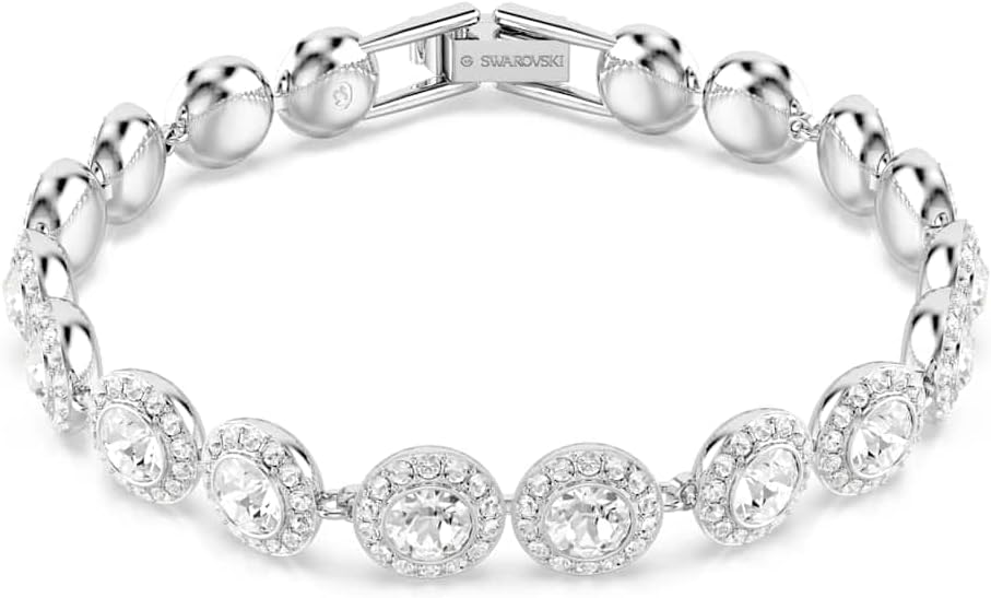 Swarovski Bracciale Una Angelic, Taglio Round, Piccola, Bianca,