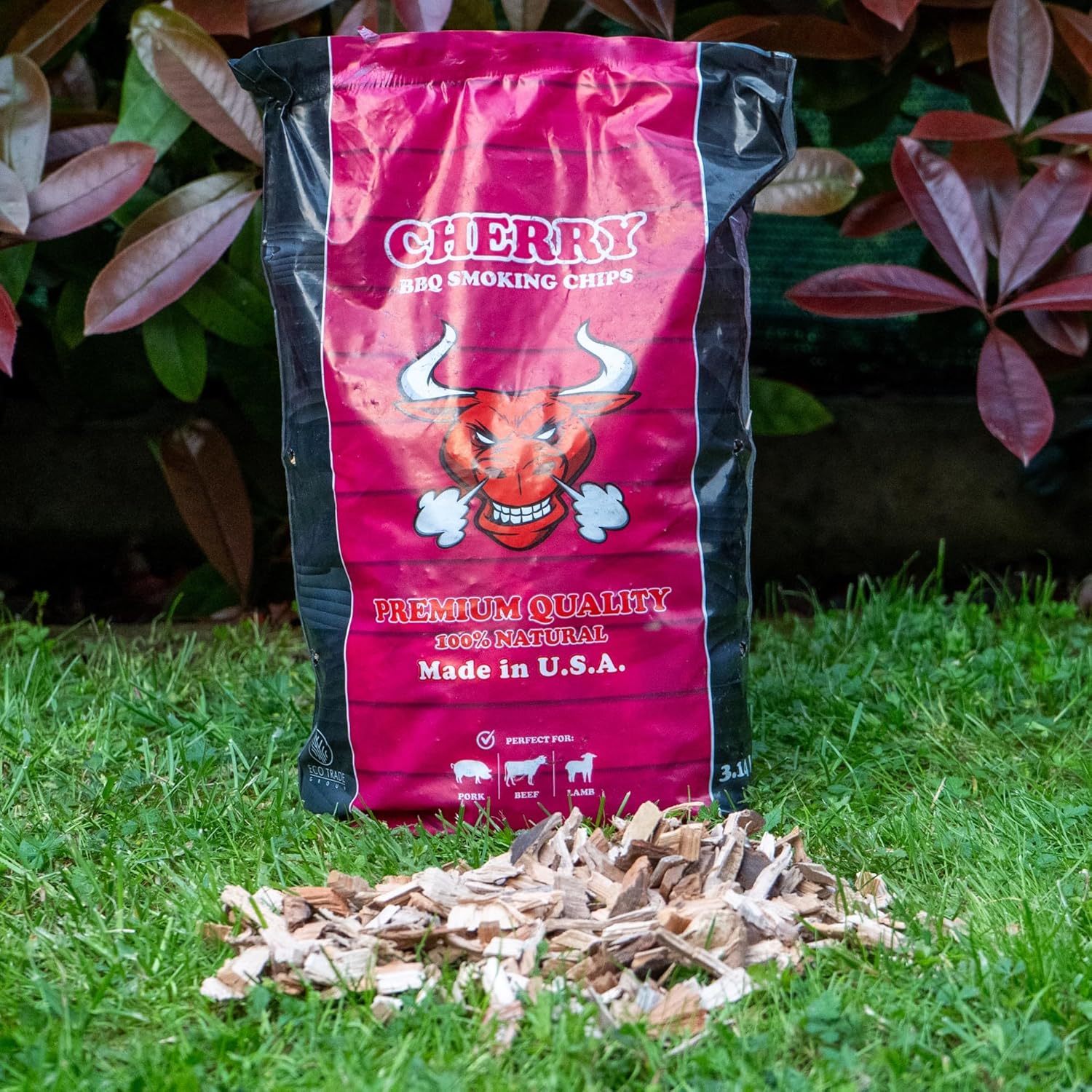 TORO - Cherry Chips for Smokers and Barbecue, Cherry Wood, Ideal for