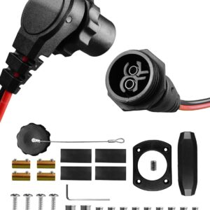 Trolling Motor Plug & Socket Compatible with Minn Kota Motor Guide