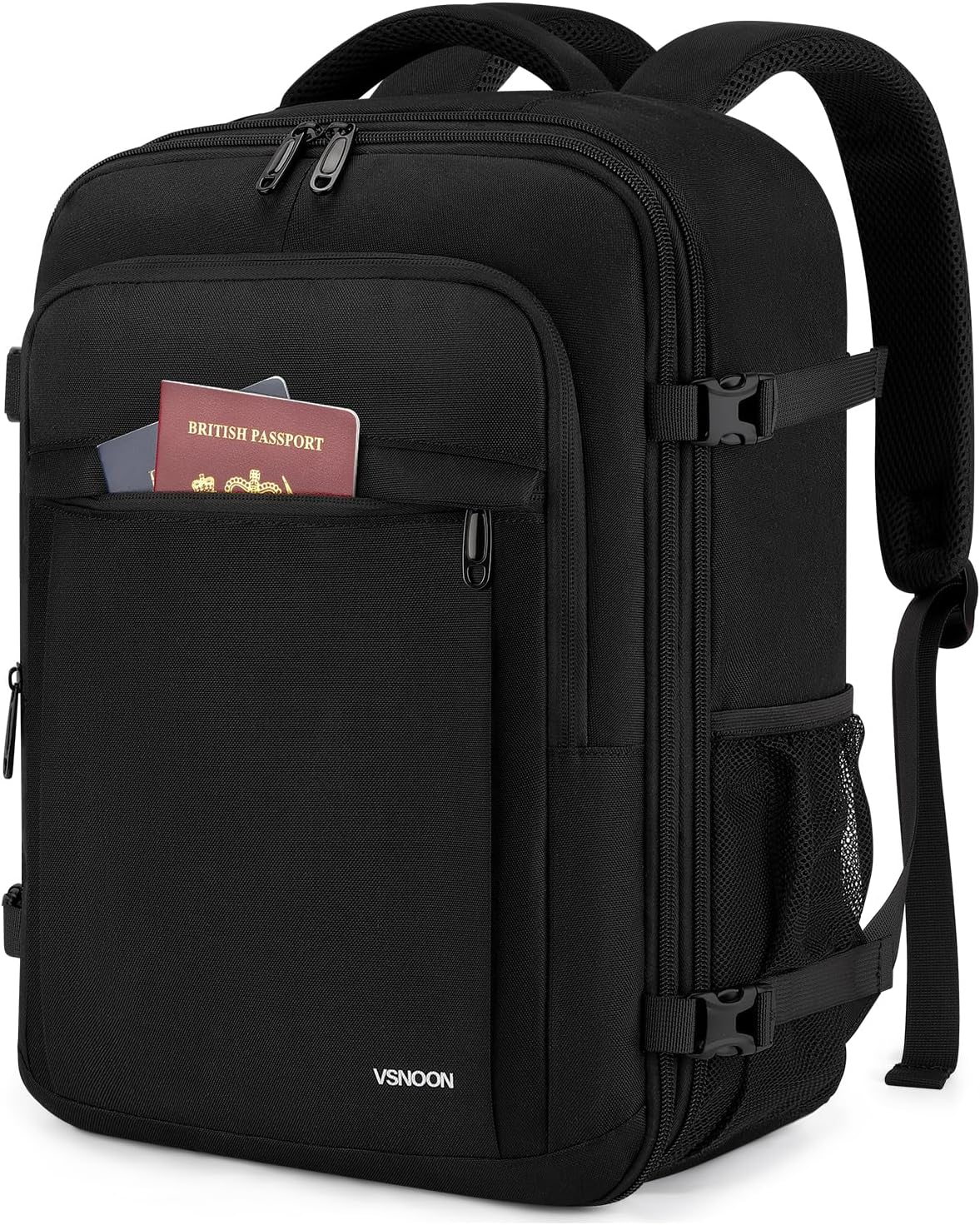 VSNOON Ryanair Expandable Travel Backpack, 40 x 30 x 20 cm, 24 L to 30