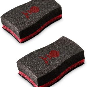 Weber Cleaning Sponge, Set of 2, with Two Sides for Different Surfaces