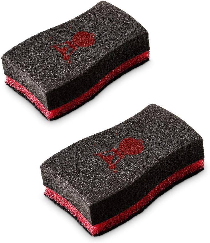 Weber Cleaning Sponge, Set of 2, with Two Sides for Different Surfaces