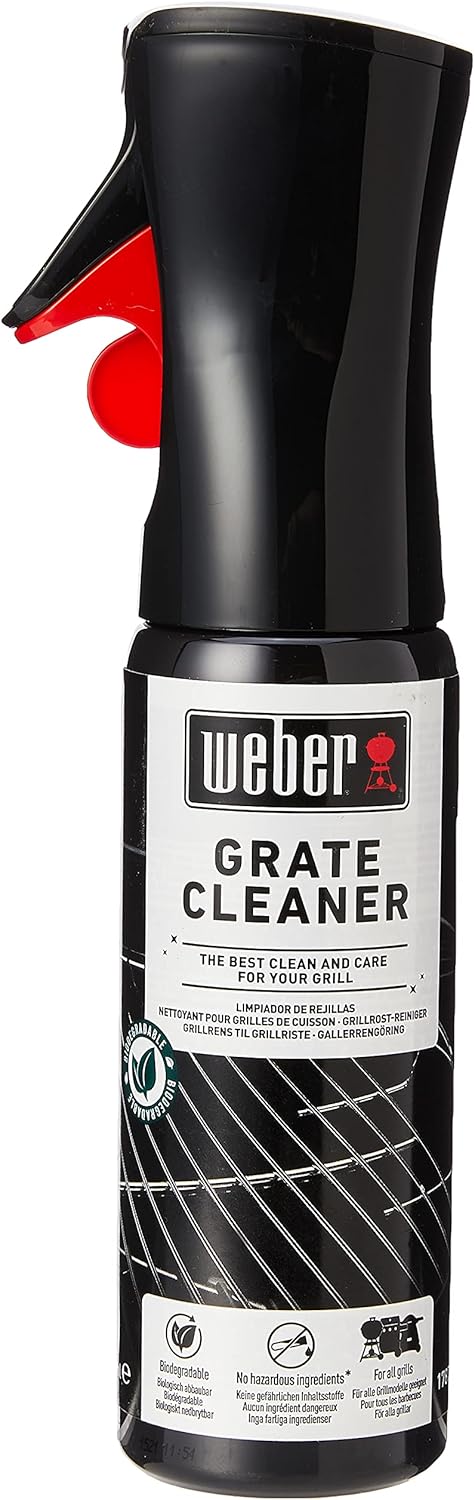 Weber Grill Cleaner 300ml, Fine Mist Spray, Dissolves Grease and Food
