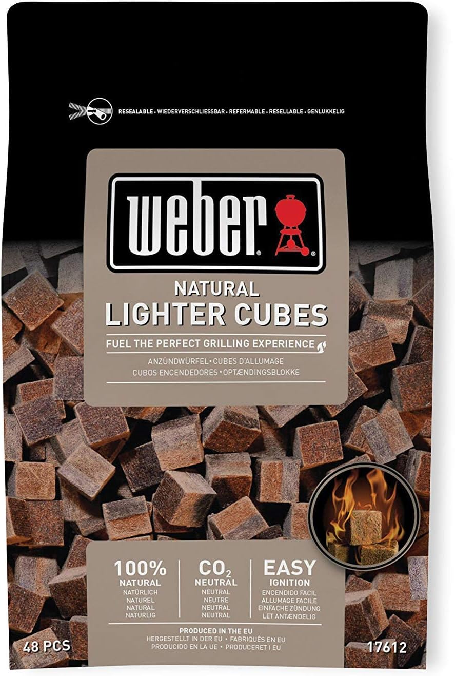 Weber Lighters (48 Pcs) Eco-Friendly Lighters Odourless Smokeless