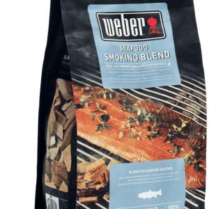 Weber Smoking Chips (700 g) - for Fish & Seafood, Mixture of Hardwood