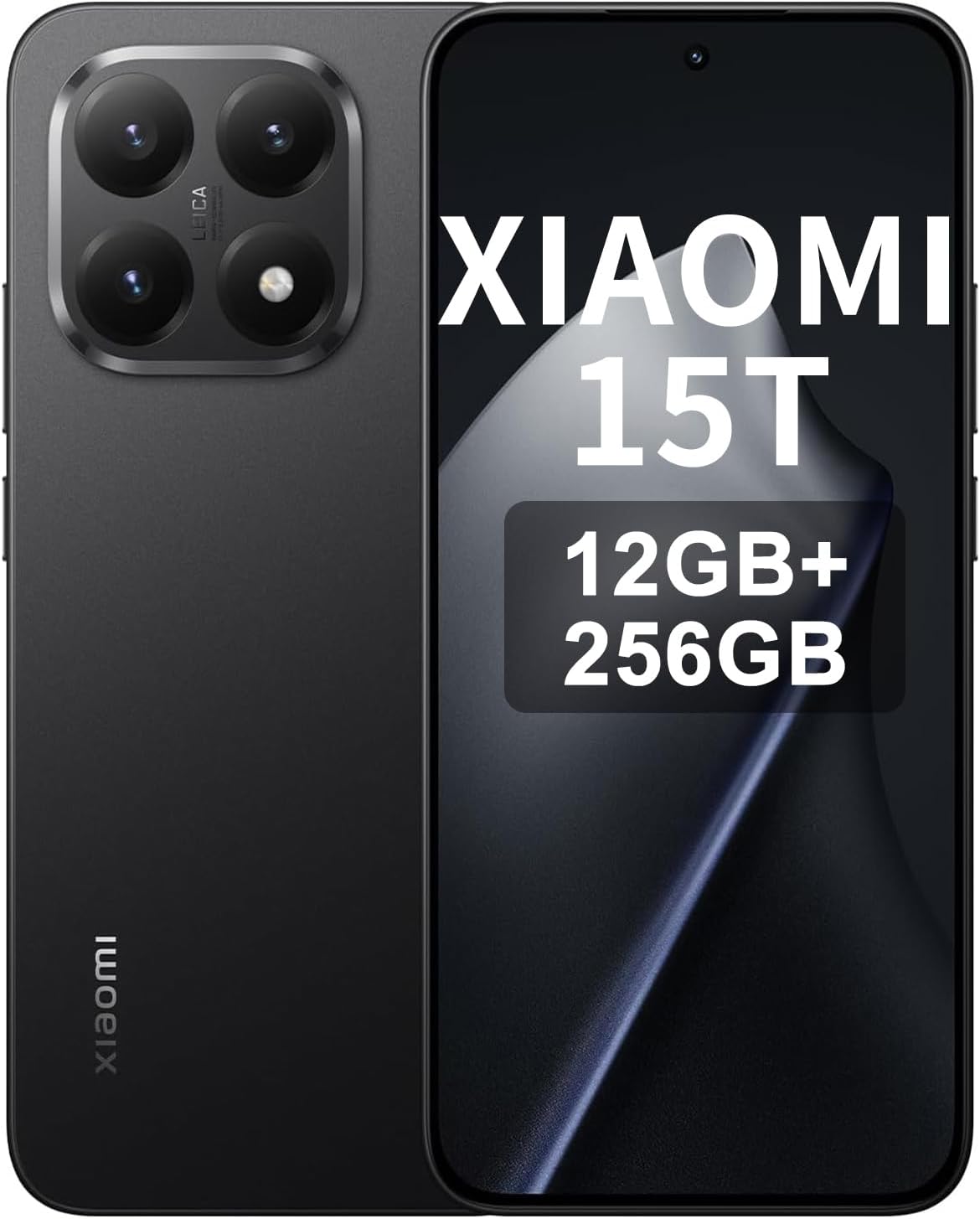 XIAOMI 15T Black 12GB RAM 256GB ROM
