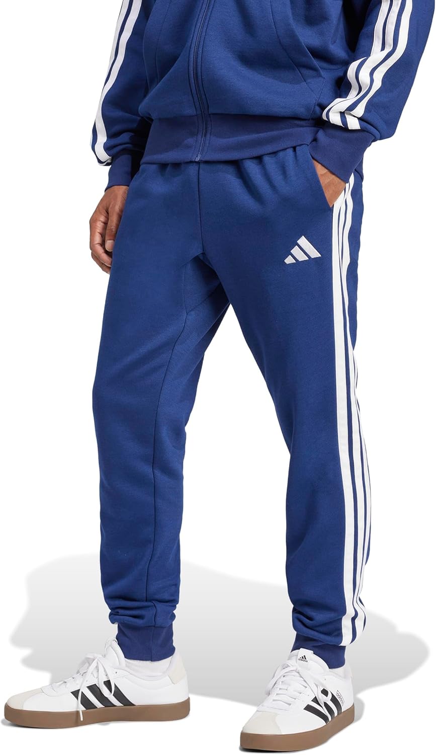 adidas Men's Essential Three Stripes Fleece Pant