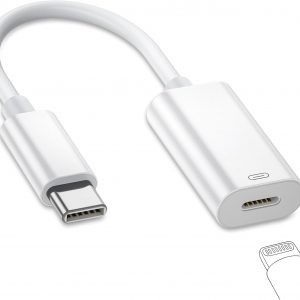flintronic 3in1 Lightning Female to USB-C Adapter Headphone Adapter
