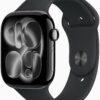 Apple Watch Series 11 [GPS + Cellular, 46 mm] Jet Black Aluminium Case