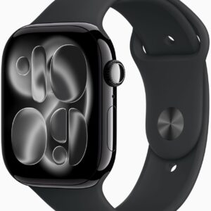 Apple Watch Series 11 [GPS + Cellular, 46 mm] Jet Black Aluminium Case