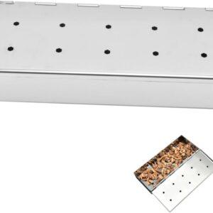 BBQ Stainless Steel Smoking Box Barbecue Accessory Rustproof for