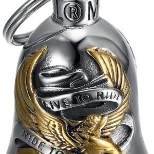 BOBIJOO Jewelry - EAGLE US LIVE TO RIDE MOCY BELL Lucky Charm
