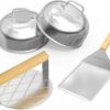 Onlyfire Smash Burger Kit, 2 x 16 cm Hamburger Covers, Round Hamburger