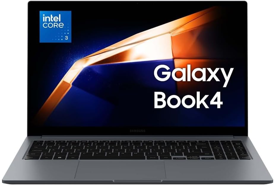 Samsung Galaxy Book4, 3 Year Warranty, Intel Core 3 Processor, 8GB