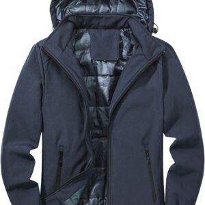 TONY BACKER 3510 Men's Winter Softshell Waterproof Windproof Jacket