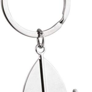 Ten Varotto & Co. 3D Sailing Boat Keyring in Steel Code EL7923 cm