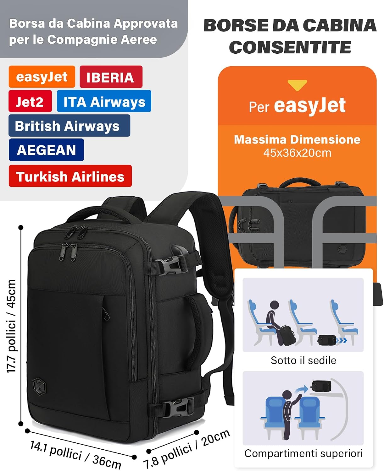 1789236170_VANKEV-easyJet-Backpack-45-x-36-x-20-cm-for-Travelling-Airplane-Hand.jpg 1789236170 VANKEV easyJet Backpack 45 x 36 x 20 cm for Travelling Airplane Hand