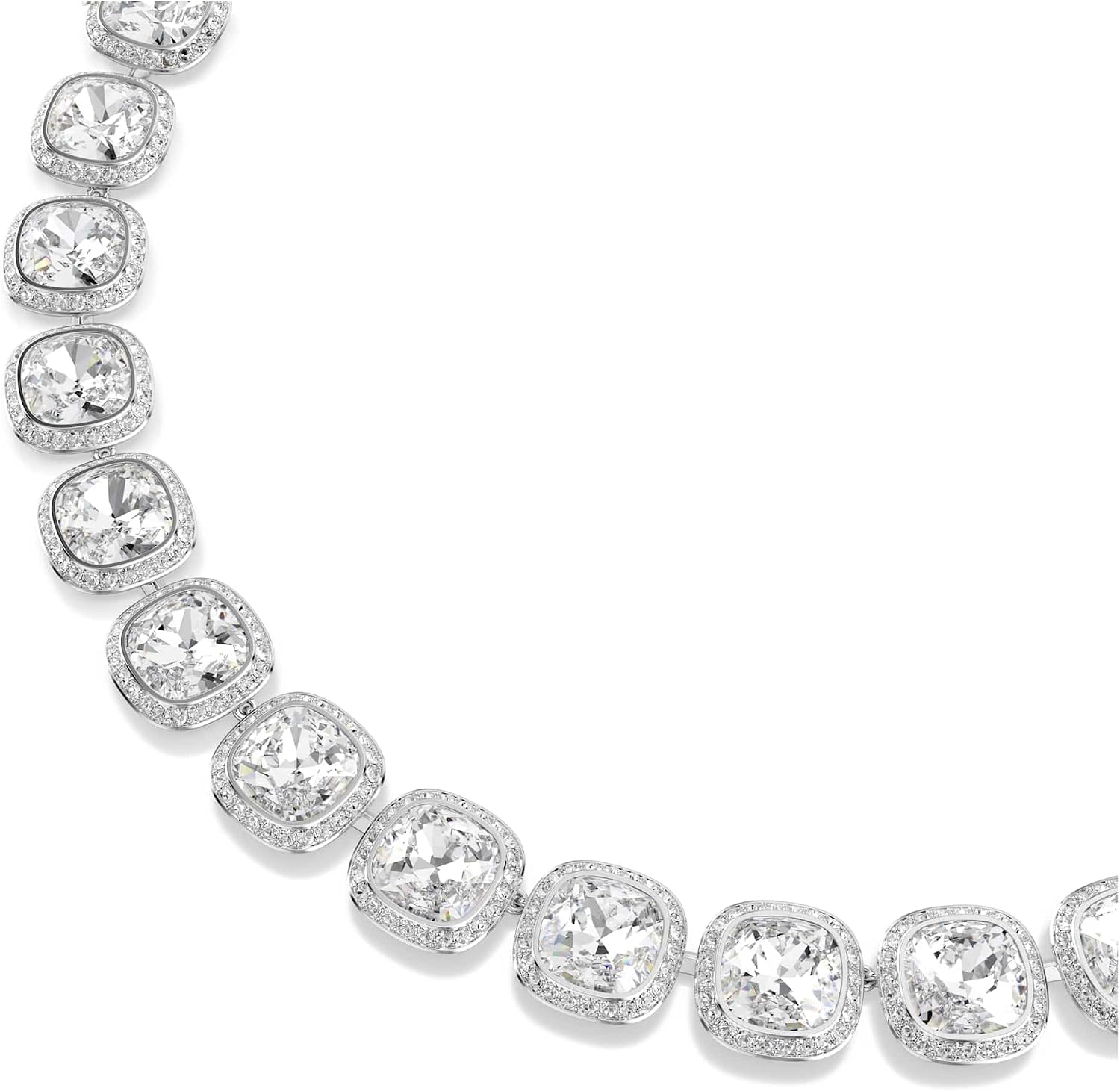 Collana-Swarovski-Una-Angelic-taglio-cuscino-bianco-placcatura-rodio.jpg Collana Swarovski Una Angelic taglio cuscino bianco placcatura rodio