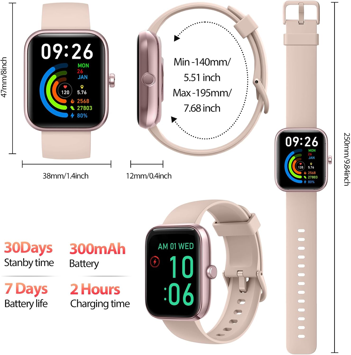 1792793115_Smartwatch-per-uomo-e-donna-orologio-smartwatch-impermeabile-IP68-rosa.jpg 1792793115 Smartwatch per uomo e donna orologio smartwatch impermeabile IP68 rosa