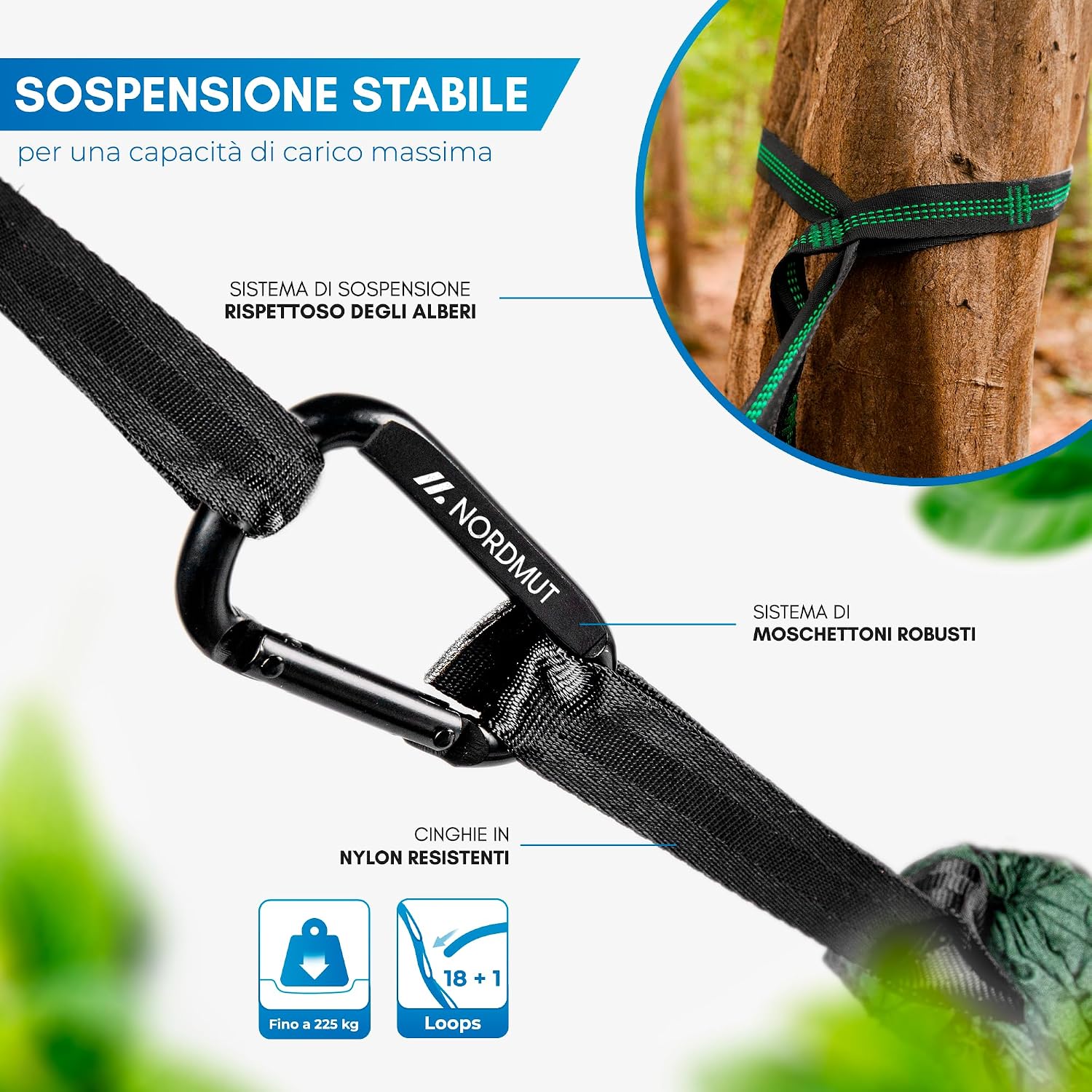 Amaca-da-esterno-ultraleggera-NORDMUT®-with-Fixing-Set-Campeggio.jpg Amaca da esterno ultraleggera NORDMUT® with Fixing Set Campeggio