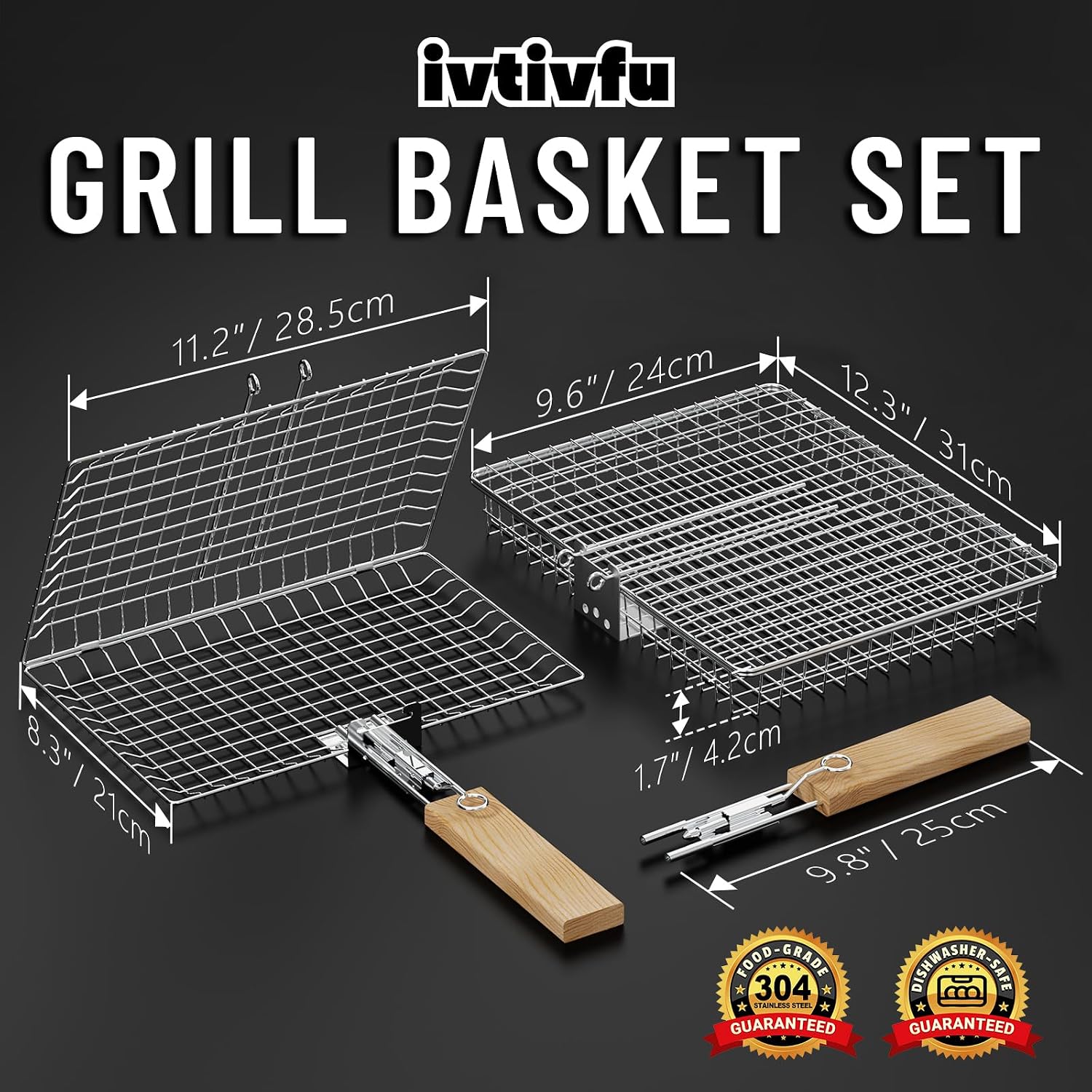 Set-Ivtivfu-di-cestello-per-grigliare-il-pesce-manico-in-legno-rimovibile.jpg Set Ivtivfu di cestello per grigliare il pesce manico in legno rimovibile