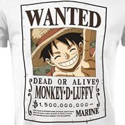 T-Shirt-One-Piece-Cappello-di-Paglia.-Modello-Wanted-Ricercato.-Monkey-D.-Luffy.-Cotone.-Unisex.-Bianca.-Adulto-Ragazzo.-M.jpg